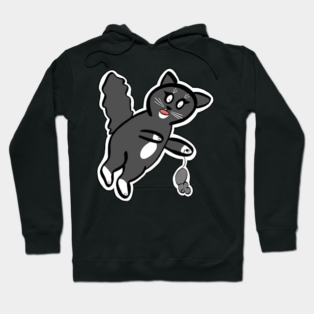 Crazy Sneaks the Cat Hoodie by emilypink100